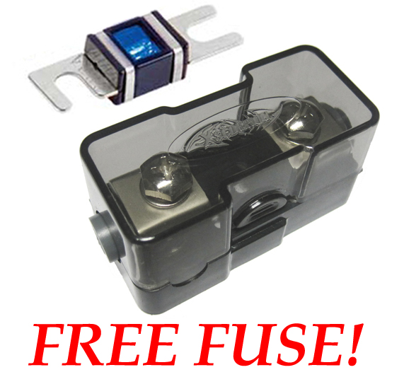 Waterproof MINI ANL Fuse Holder 4 or 8 Gauge Marine Boat Amp Install